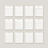 Familie kalender 2026 m/egeramme